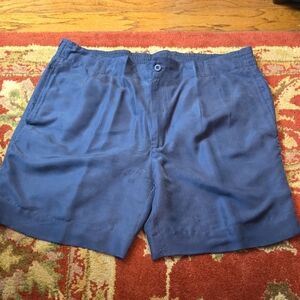 Vintage Christian DIOR Monsieur Navy Silk Shorts